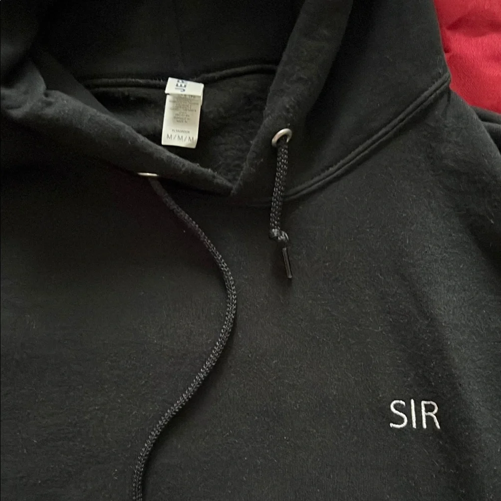 SIR Black Hoodie - Picture 2 of 8